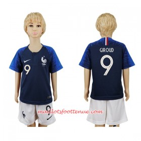 Maillot/Tenue France Giroud 9 Enfant Domicile Coupe du monde 2018